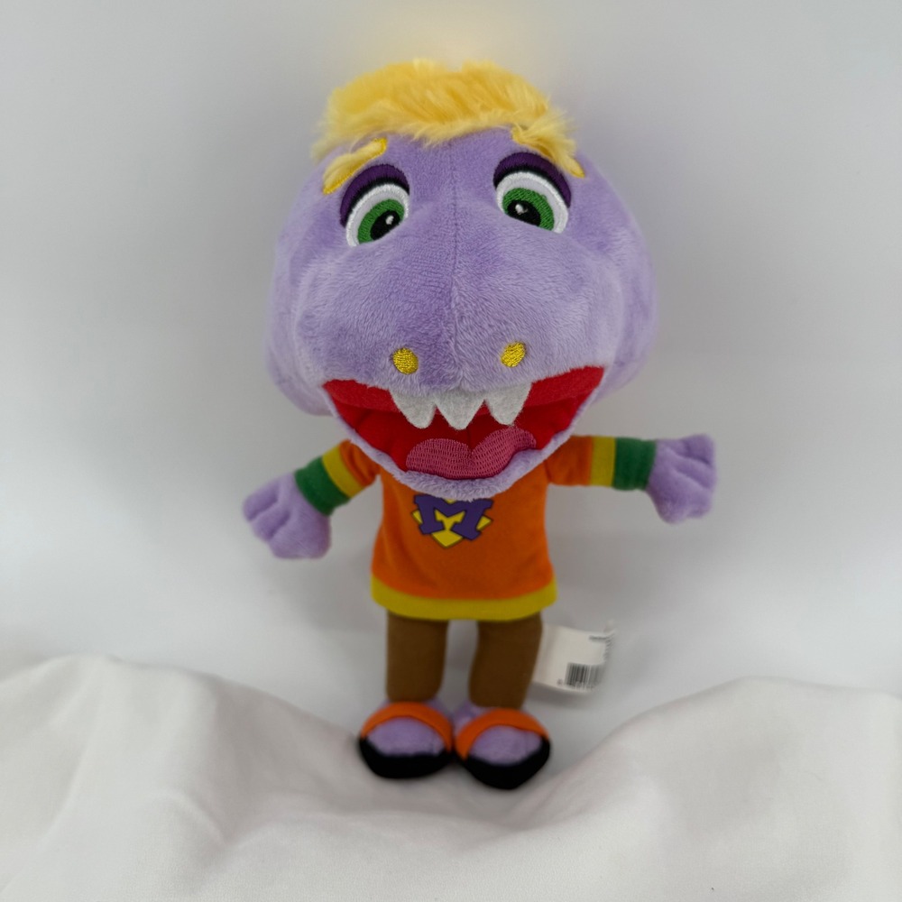 Mr.‎ Munch Chuck E. Cheese Purple Stuffed Monster Doll Toy Pizza